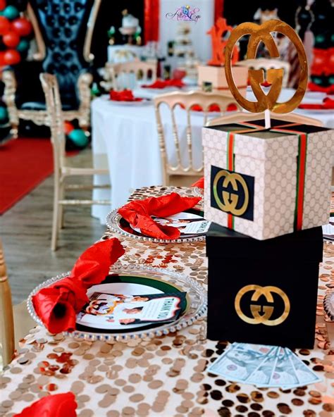 Gucci party theme